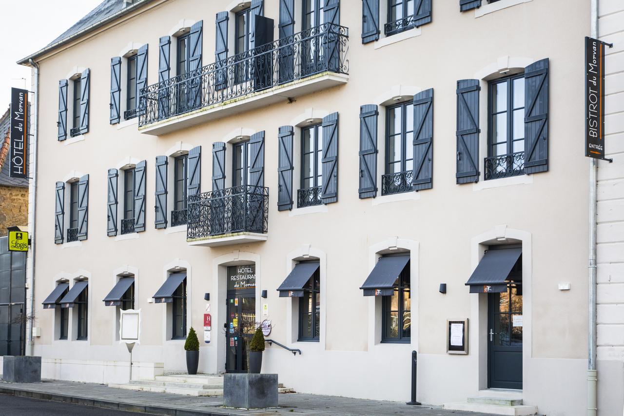 Logis Hotel Du Morvan - Restaurant La Table De Jerome Luzy Bagian luar foto
